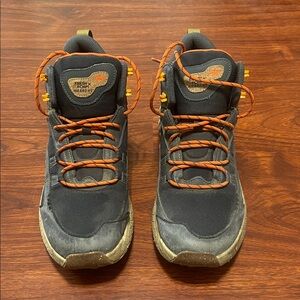 New Balance Charcoal and Orange Trail Shoes